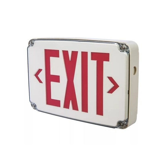 Eaton Sure-Lites Other - Eaton Sure-Lites LPXW72RSD LED Exit Sign Red 2-Face Weatherproof Battery‎ Backup